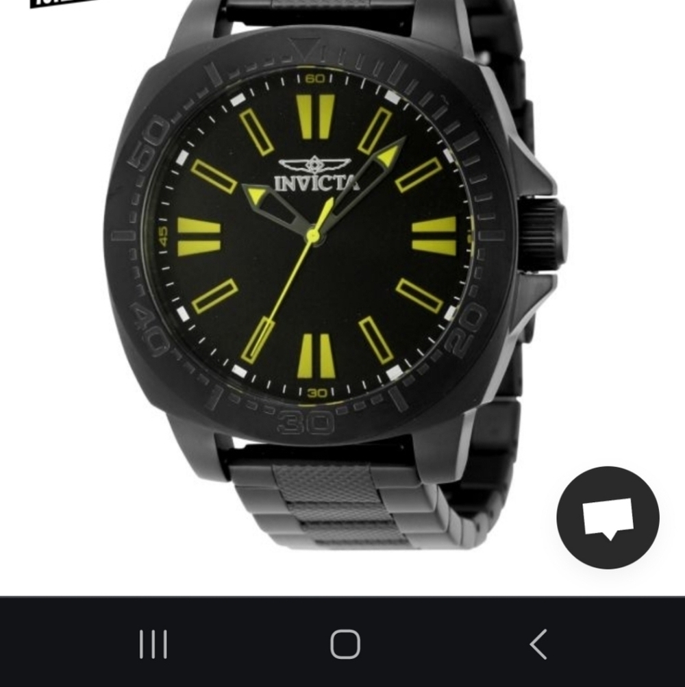 NIB INVICTA Speedway Watch in Black and Yellow & Green 3 Slot Case - Picture 11 of 16